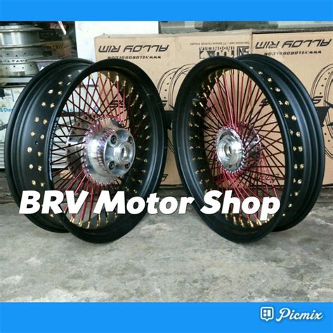 Jual Sepaket Velg Jari Jari Seribu Tiger Revo Mega Pro Velg Tapak