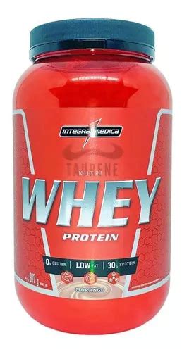 Nutri Whey Isolado Conc Morango 907g Pote Integralmedica Mercadolivre