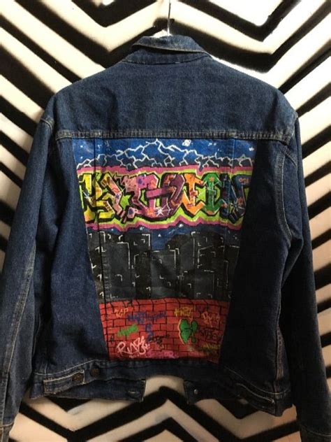 Graffiti Denim Jacket