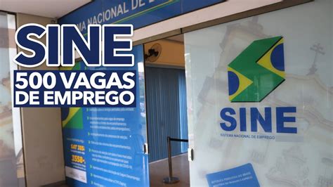 Sine Re Ne Vagas De Emprego Contrata O Imediata Na Regi O