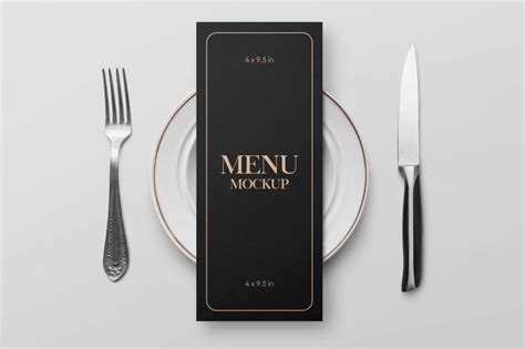 Free A Menu Clipboard Mockup Psd Psfreebies