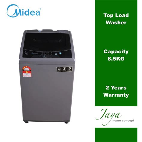 Midea Fully Auto Washing Machine 7 5kg 8 5kg MFW EC750 MFW EC850