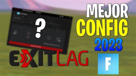 La Mejor Configuracion De Exitlag En Fortnite Elimina El Lag Y Quitar