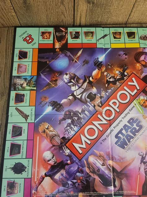 Star Wars The Clone Wars Monopoly Board Game and similar items