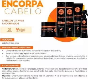 Kit Haskell Encorpa Cabelo Shampoo Máscara Beleza na Web