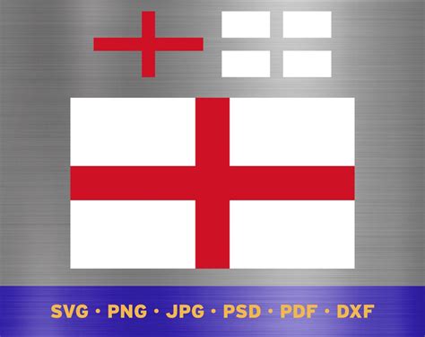 England Flag Svg Layered, English Flag Svg, English Flag Cricut ...