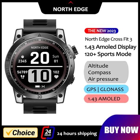 Smartwatch Gps North Edge Para Homens Rel Gio Inteligente Esportivo