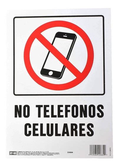 Letrero No Usar Celular En Mercado Libre México