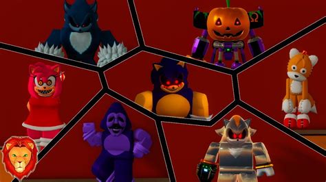 Todos Los Personajes De Sonic Exe La Pelicula En Roblox Pelicula