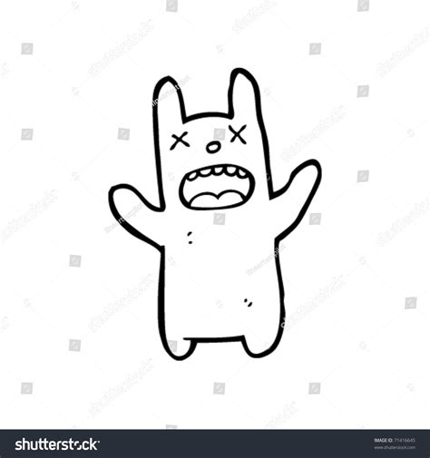 Dead Rabbit Cartoon Stock Vector (Royalty Free) 71416645 | Shutterstock