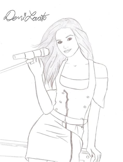 Desenhos De Demi Lovato Coloring City