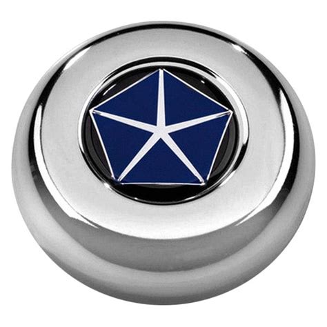 Grant® 5693 Cast Classic Challenger Style Chrome Horn Button With