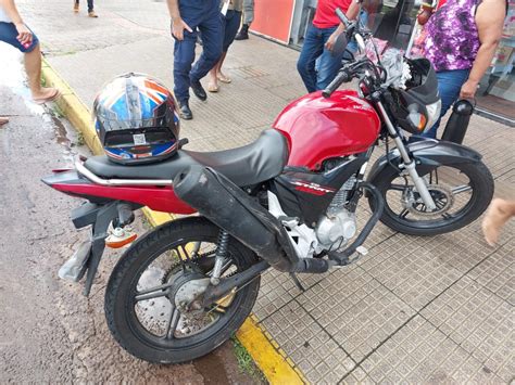 Acidente Envolve Moto E Dois Carros Na Avenida Tiaraju Alegrete Tudo