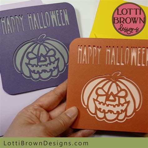 Cricut Halloween Card SVG