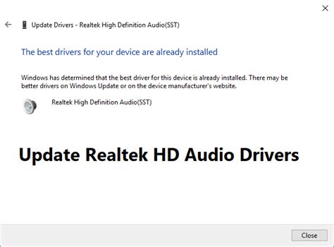 C Mo Actualizar Los Controladores De Audio Realtek Hd En Windows R