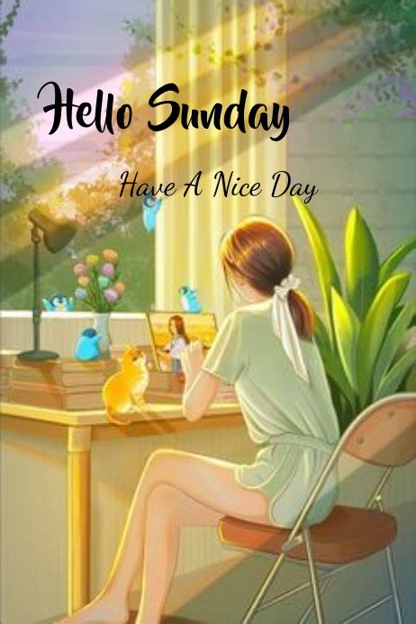 Hello Sunday Template Postermywall