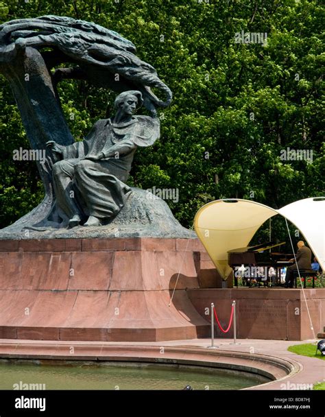 The Monument To Frederic Chopin In Lazienki Park In Warsaw Stock Photo