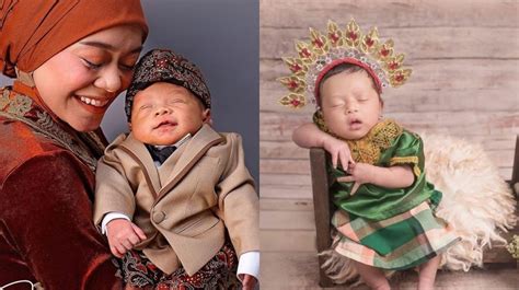 7 Potret Newborn Bayi Artis Pakai Baju Adat Gemas Maksimal