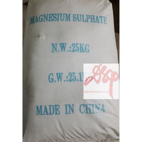 Jual Magnesium Sulphate Garam Inggris Epsom Salt Ex Rrt Sak Kg