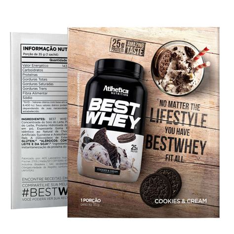 Suplemento Best Whey Cookies And Cream Atlhetica Nutrition 450g Droga Raia