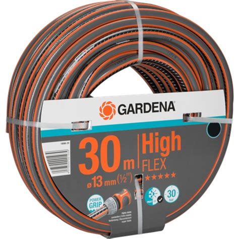 Gardena Tuyau Comfort Highflex Mm Gris Orange M Noir