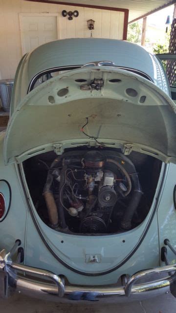 1964 Collectors Seafoam Green Vw Bug Original Engine And Miles For Sale