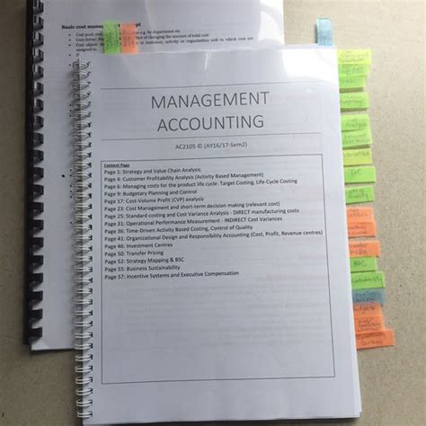 AC2105 Management Accounting NTU NBS Textbook And 2 Bibles Hobbies