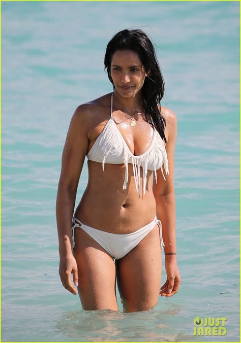 Top Chef Host Padma Lakshmi Shows Off Her Bikini Bod On Miami Beach