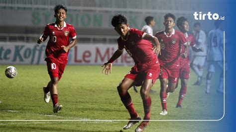 Jadwal Siaran Langsung Indonesia Vs Palestina AFC U17 Indosiar