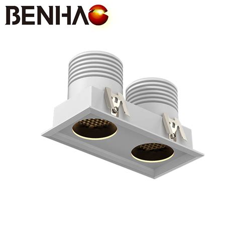 Anti Glare Ceiling Recessed COB Dimmable LED Wall Washer Spotlight For