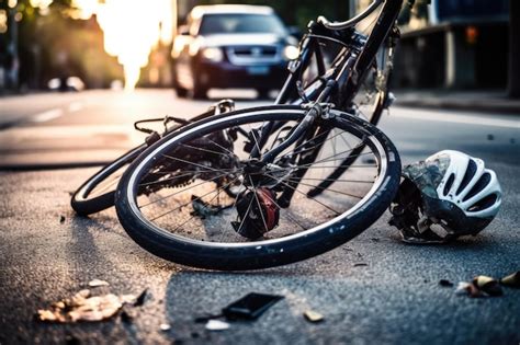 Uma Imagem Capturando As Consequ Ncias De Um Acidente De Bicicleta Em