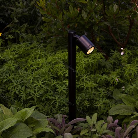 Hunza Single Pole Lights Eco Black