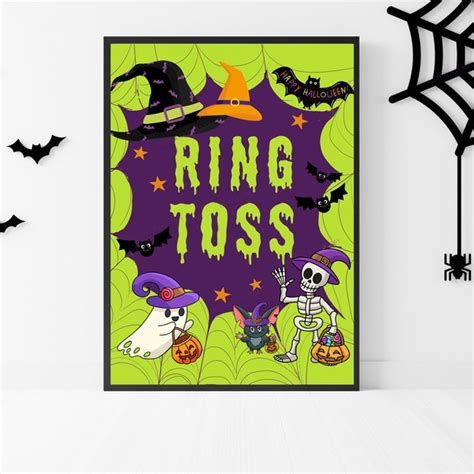 Ring Toss Sign Etsy