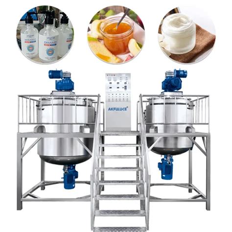 Factory L L Shampoo Liquid Soap Detergent Making Machine Mixing