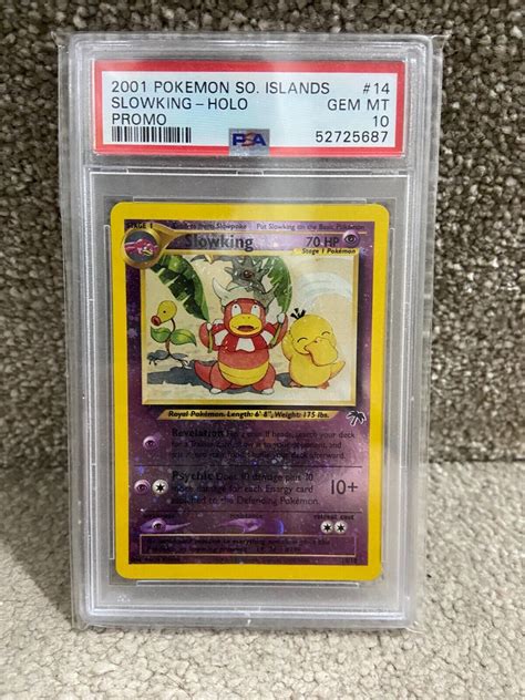 PSA 10 Slowking Reverse Holo 014 2001 Southern Islands Promo Pokemon