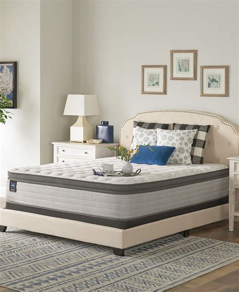 Sealy Posturepedic Ridley 14 Soft Euro Pillowtop Mattress Set Queen Split Macys