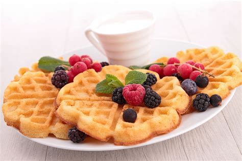 Wallpaper Food Breakfast Dessert Raspberries Blueberries Milk