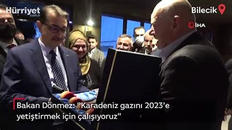 Bakan Dönmez Karadeniz Gazını 2023e Yetiştirmek Için çalışıyoruz Dailymotion Video