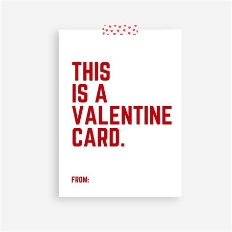 Funny Kids Valentine Cards, Printable Classroom Valentines, Funny ...