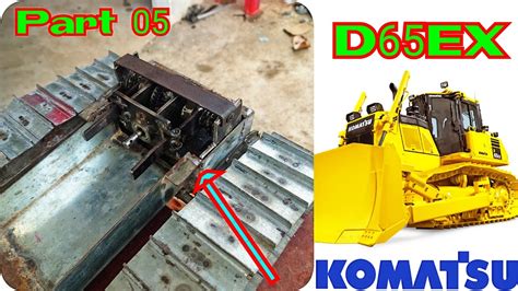 Part Homemade Rc Dozer Komatsu D Ex From Steel And Pvc Youtube