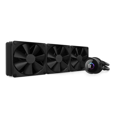 NZXT Kraken 360 AIO Liquid Cooler With LCD Display Black REDTECH