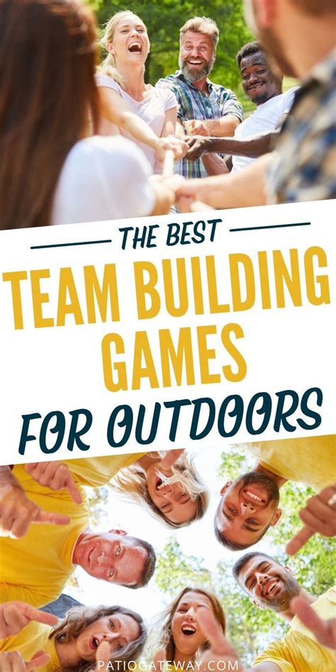 Best outdoor games for team building – Artofit