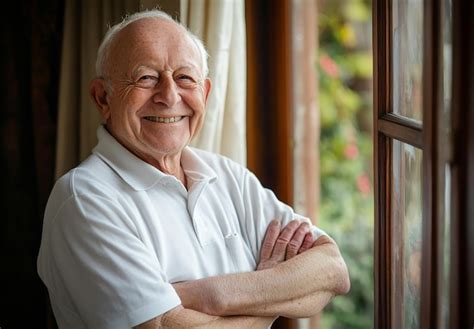 A Man With A White Shirt That Says Quot Old Quot Premium Ai Generated