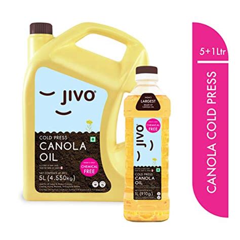 Jivo Canola Cold Press Oil Ltr Ltr Free Aasmahub