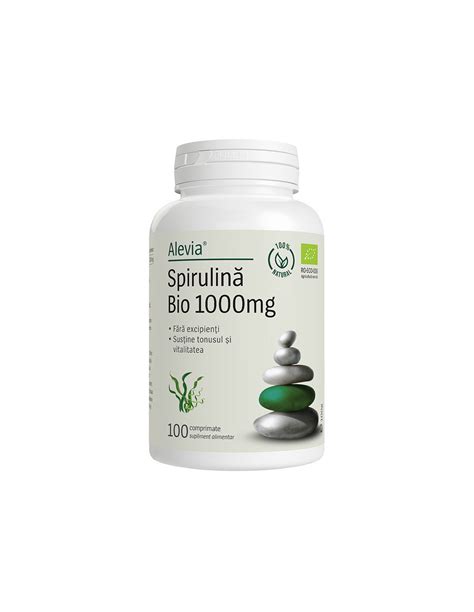 Spirulina Bio 1000 Mg 100 Comprimate Alevia Farmacia Dav