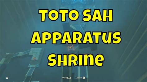 Toto Sah Apparatus Shrine Guide And Chest Zelda Breath Of The Wild