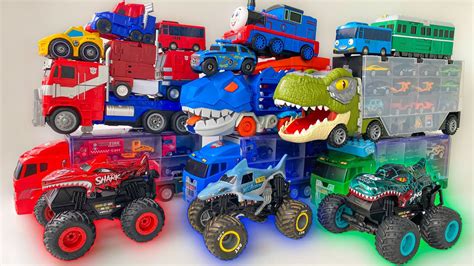 Lắp Ráp Đồ Chơi Biến Hình Smash Hotwheels Rc Monster Truck Hoạt Hình Siêu Nhân And Quái Thú