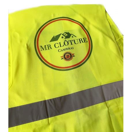 Veste de sécurité jaune fluo BARAKACOM