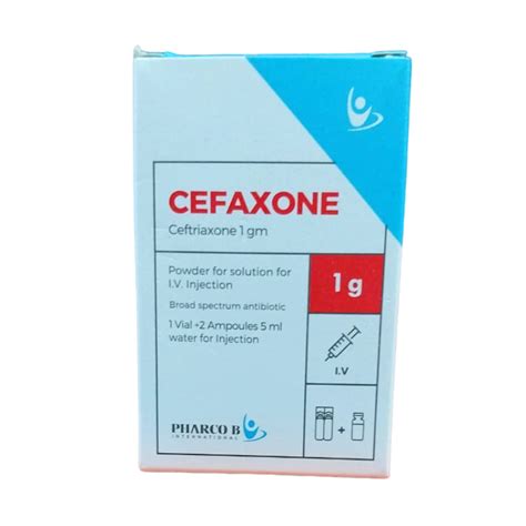 Cefaxone Gm Iv Vial Tay Pharmacies