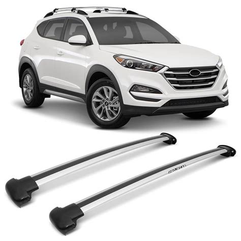 Rack De Teto Travessa Larga New Tucson Prata